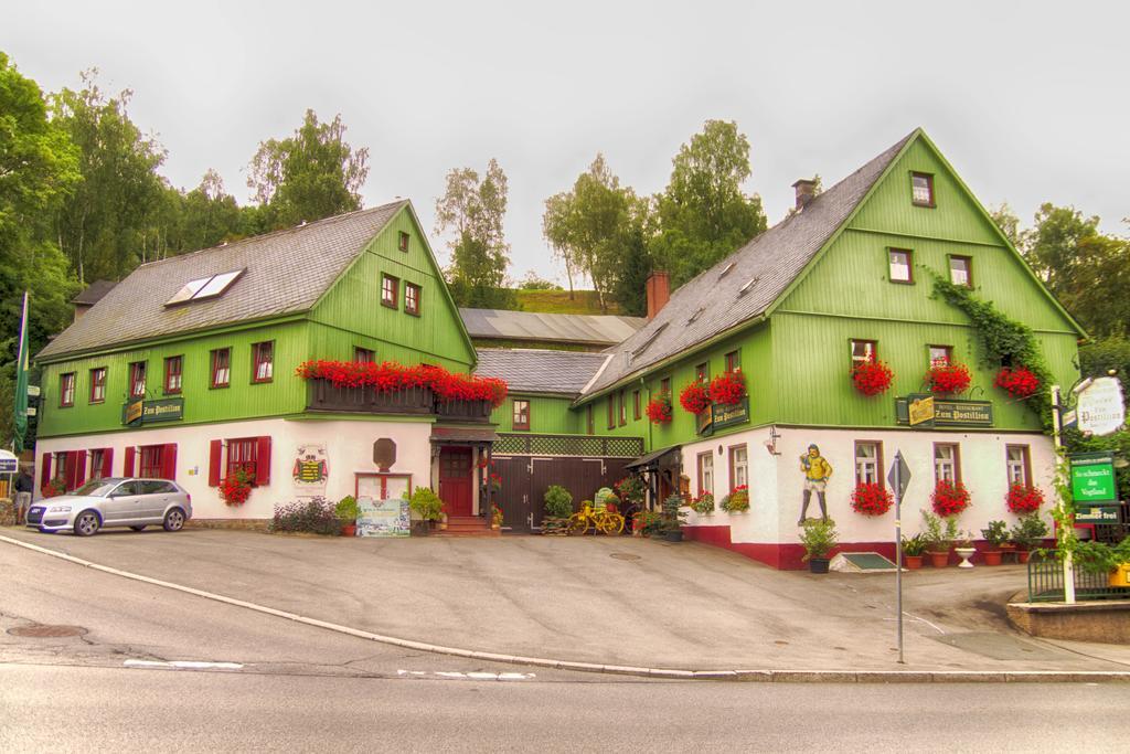 Fruehstuecks Pension Zum Postillion Klingenthal Exterior foto